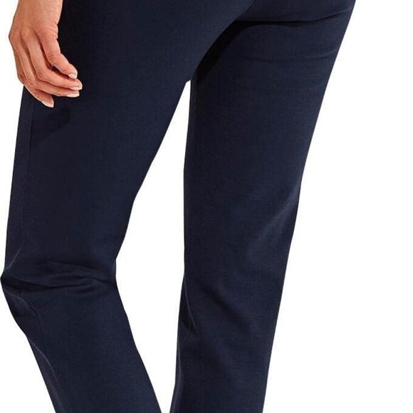 Coolibar Women’s Cala Cove UPF 50+ Sun Protective Lightweight Pants Blue X-Large - Picture 3 of 6